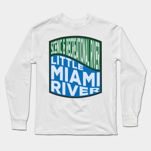 Little Miami River Scenic and Recreational River Wave Long Sleeve T-Shirt